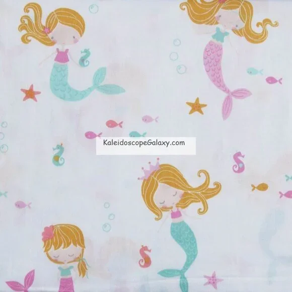7 Piece Mermaid Twin Quilt ~ Pillow Sham ~ Throw Pillows ~ Sheets ~ Mermaids NEW